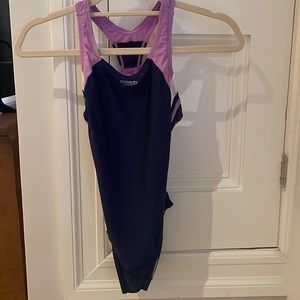 Speedo girls 14 racer one piece